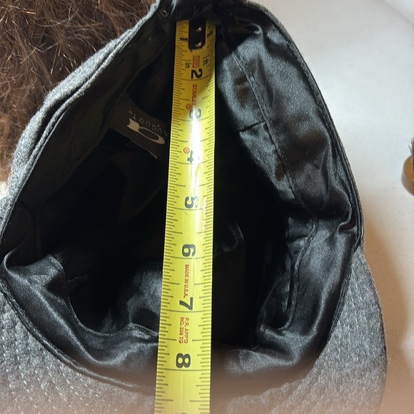August Gray Wool/Poly Blend Brimmed Cap One Size - Picture 8 of 8